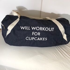 Will workout for cupcakes gym bag